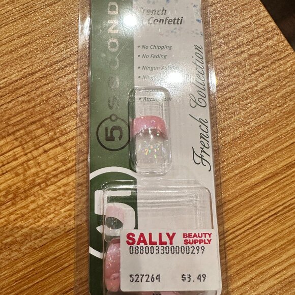 ibd Beauty (SET OF 8)  5 Second French Collection Press-on Nails - Picture 2 of 3